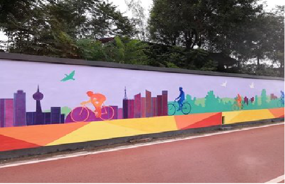 耿马墙体彩绘-围墙