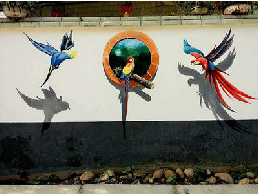 耿马视觉错位-3D墙绘设计