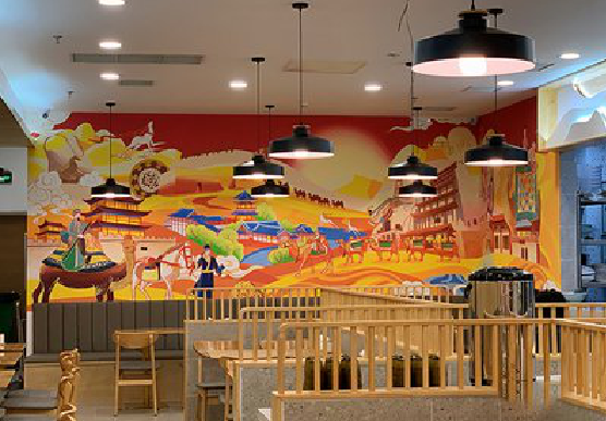 耿马商业空间彩绘介绍。